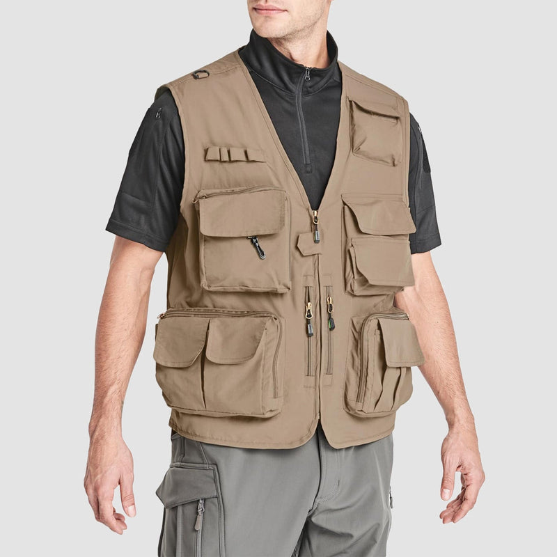 Men's Outerwear Tactical Vests Cargo Vest with Pockets 7