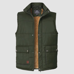 Men's Padded Vest Warm Fleece Lined Sleeveless Jacket 0