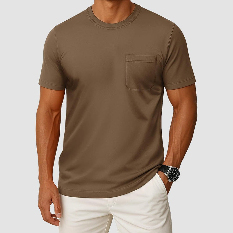 Men's Pocket T-Shirt UPF 50+ Lightweight Summer Crewneck 13