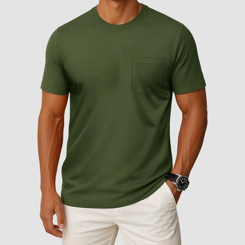 Men's Pocket T-Shirt UPF 50+ Lightweight Summer Crewneck 16