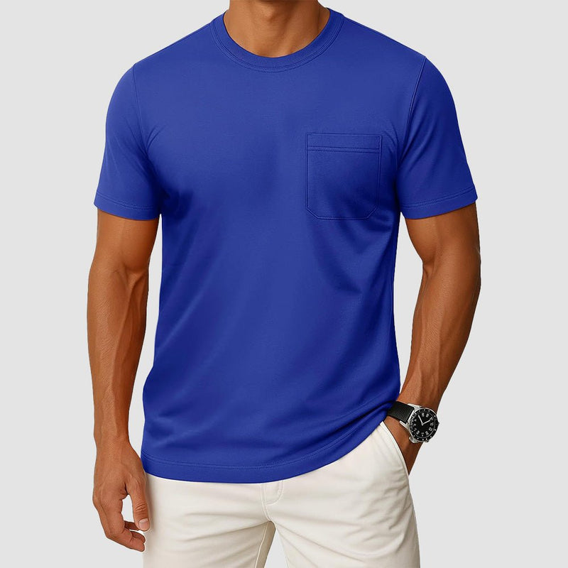 Men's Pocket T-Shirt UPF 50+ Lightweight Summer Crewneck 17