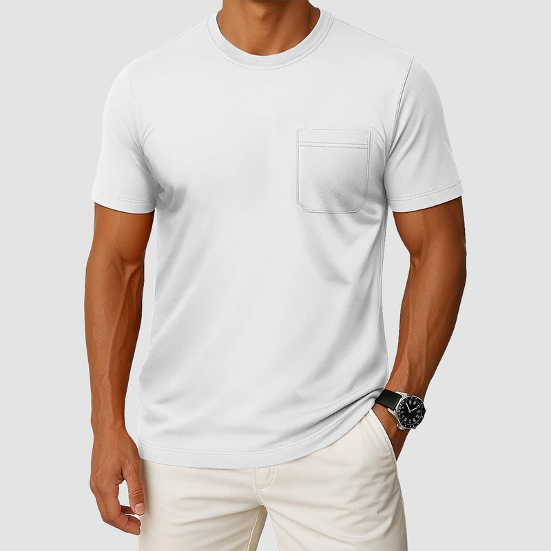 Men's Pocket T-Shirt UPF 50+ Lightweight Summer Crewneck 18