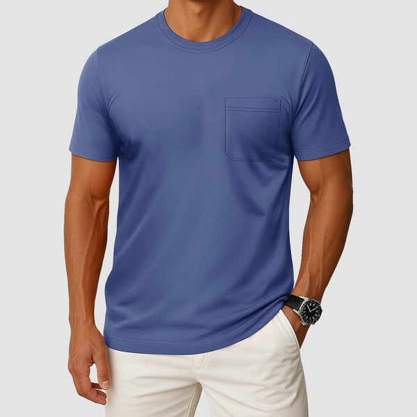 Men's Pocket T-Shirt UPF 50+ Lightweight Summer Crewneck 1