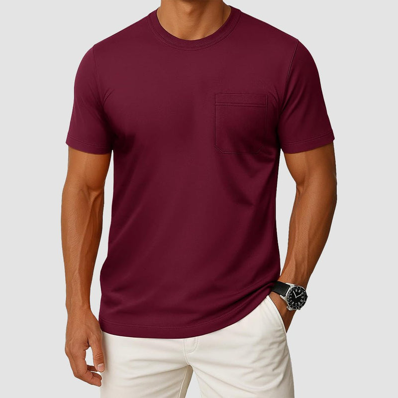 Men's Pocket T-Shirt UPF 50+ Lightweight Summer Crewneck 20