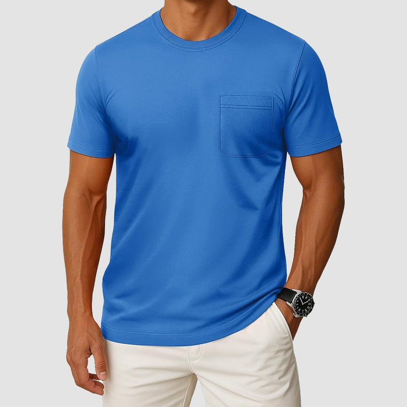Men's Pocket T-Shirt UPF 50+ Lightweight Summer Crewneck 22