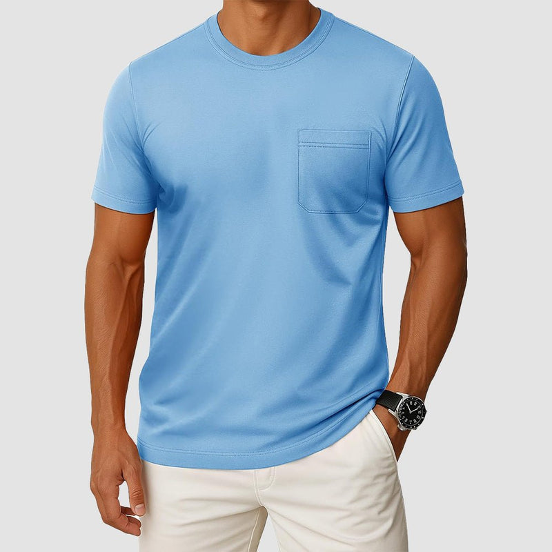 Men's Pocket T-Shirt UPF 50+ Lightweight Summer Crewneck 4