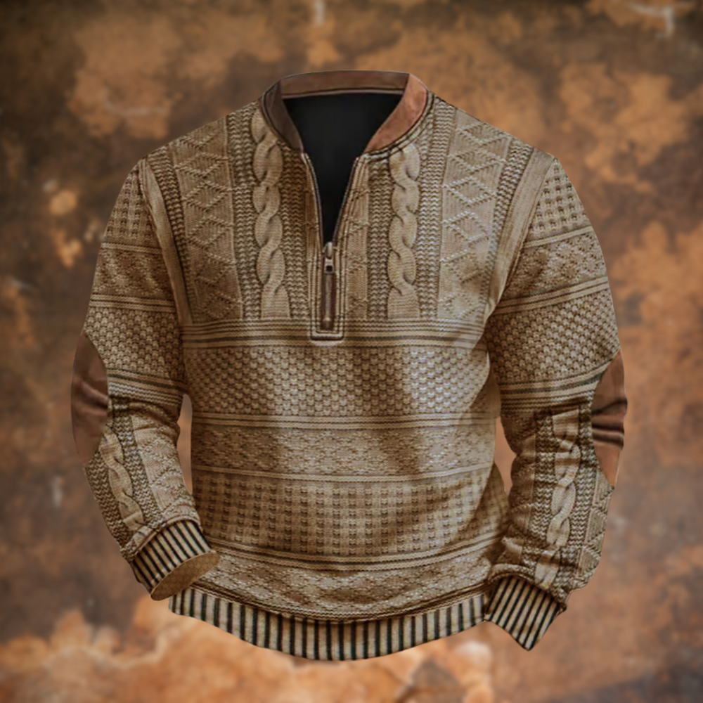 Men's Quarter-Zip Sweater - Alonzo