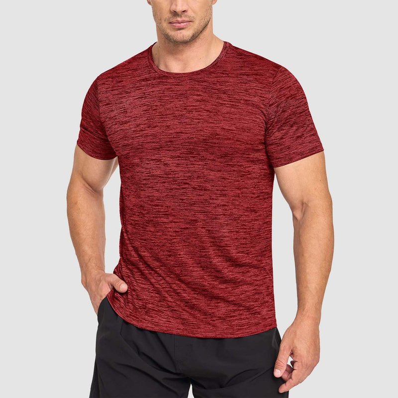 Men's Quick-Dry Athletic T-Shirt Short Sleeve Crew Neck 10