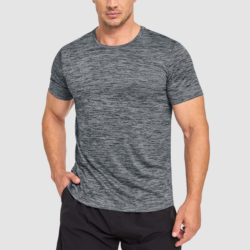 Men's Quick-Dry Athletic T-Shirt Short Sleeve Crew Neck 11