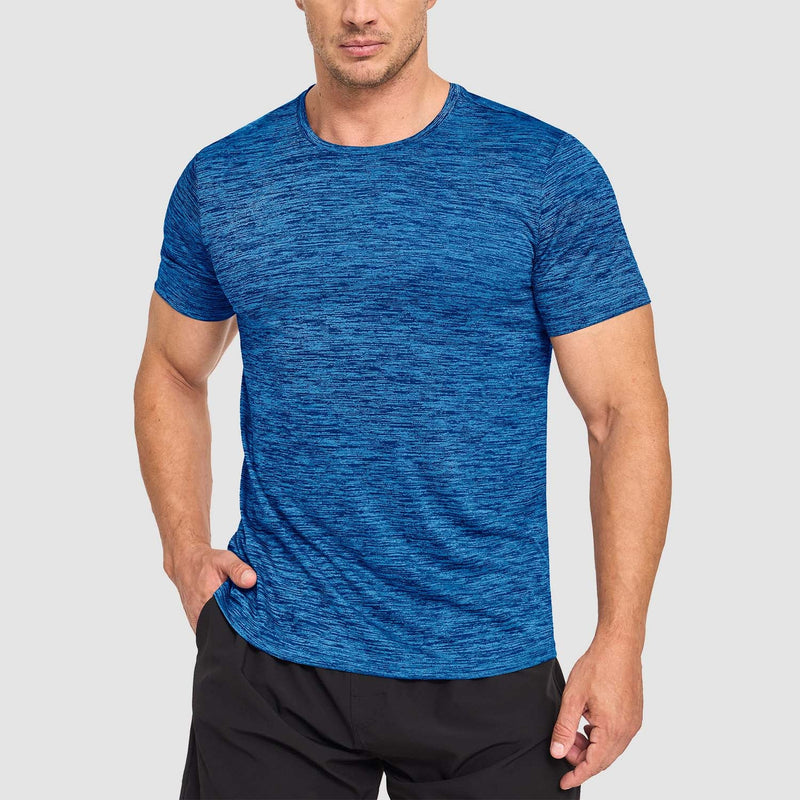 Men's Quick-Dry Athletic T-Shirt Short Sleeve Crew Neck 12