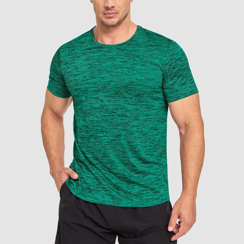 Men's Quick-Dry Athletic T-Shirt Short Sleeve Crew Neck 4