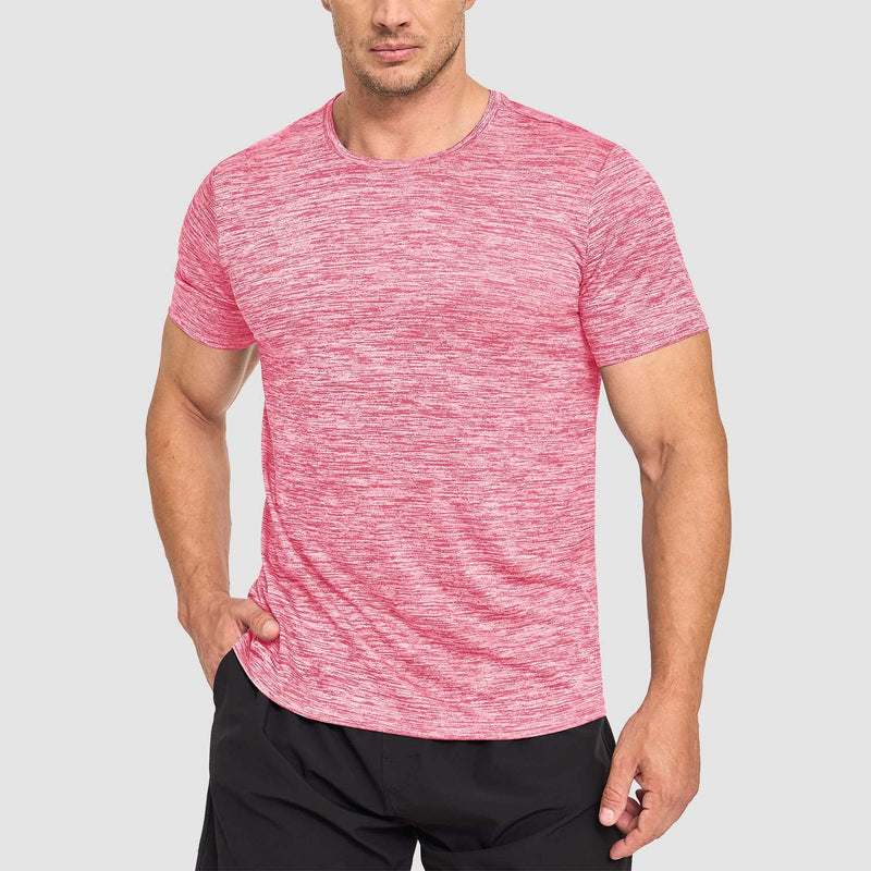 Men's Quick-Dry Athletic T-Shirt Short Sleeve Crew Neck 5