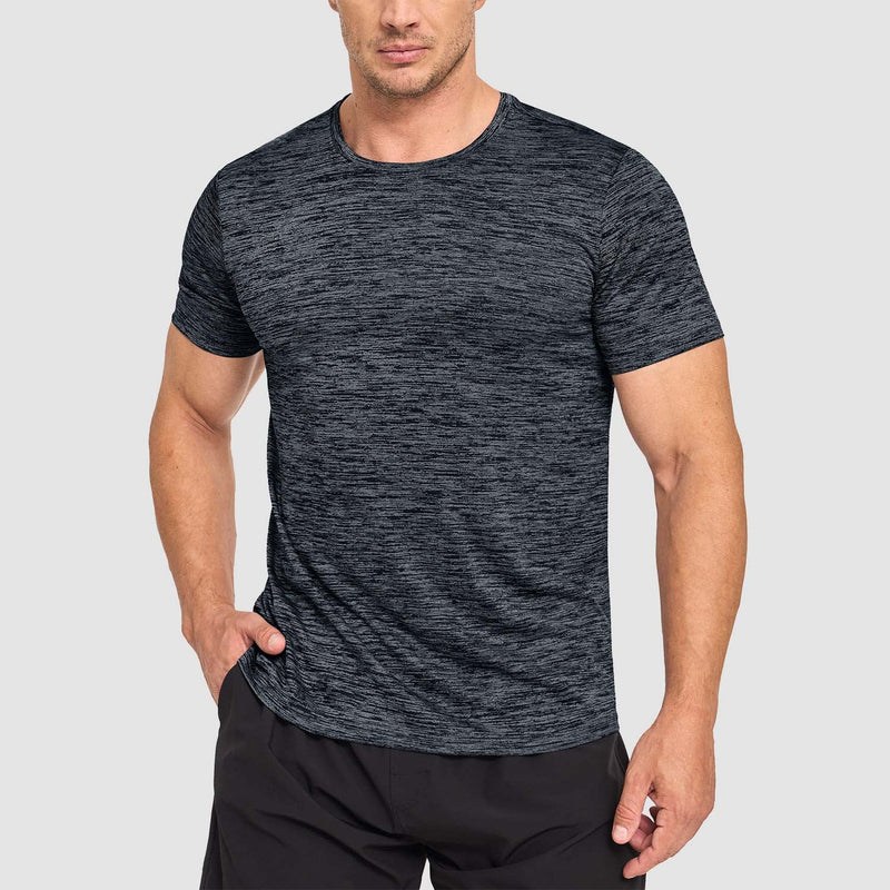 Men's Quick-Dry Athletic T-Shirt Short Sleeve Crew Neck 6