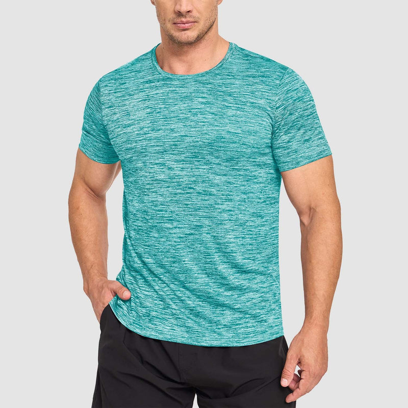 Men's Quick-Dry Athletic T-Shirt Short Sleeve Crew Neck 8