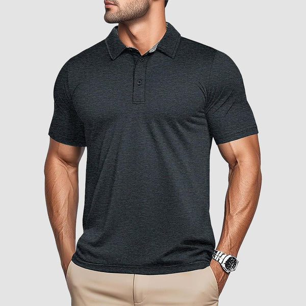 Men's Quick-Dry Performance Polo Golf Shirt