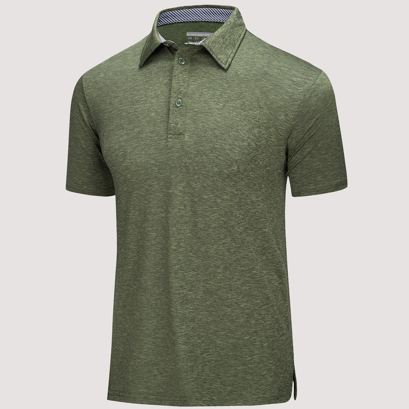 Men's Quick-Dry Performance Polo Golf Shirt