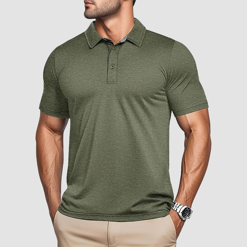 Men's Quick-Dry Performance Polo Golf Shirt