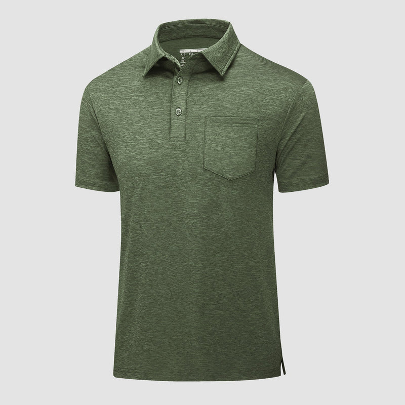 Men's Quick-Dry Polo Shirt - Performance Golf & Casual