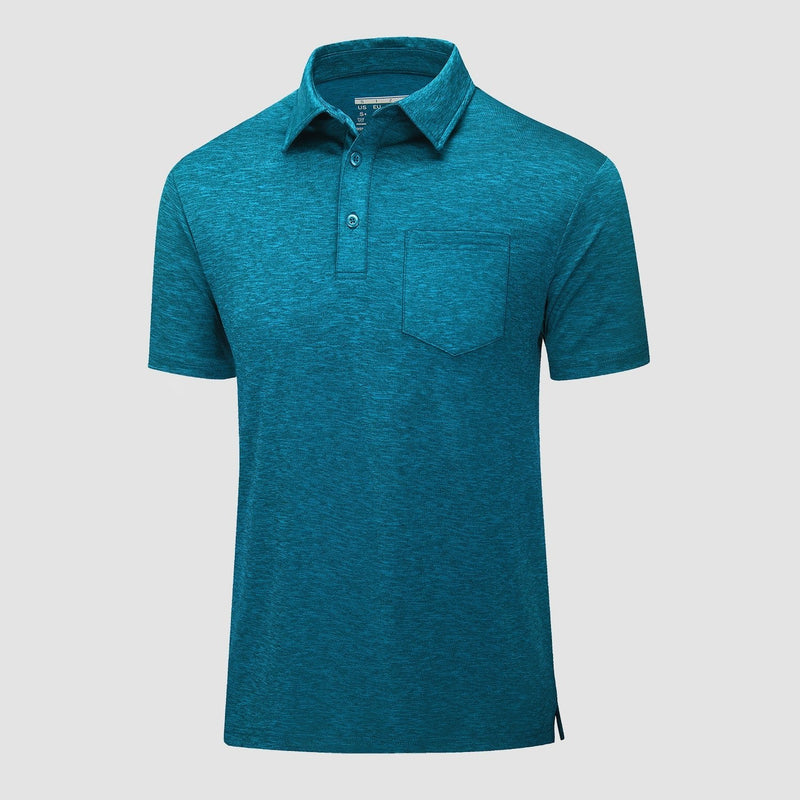 Men's Quick-Dry Polo Shirt - Performance Golf & Casual