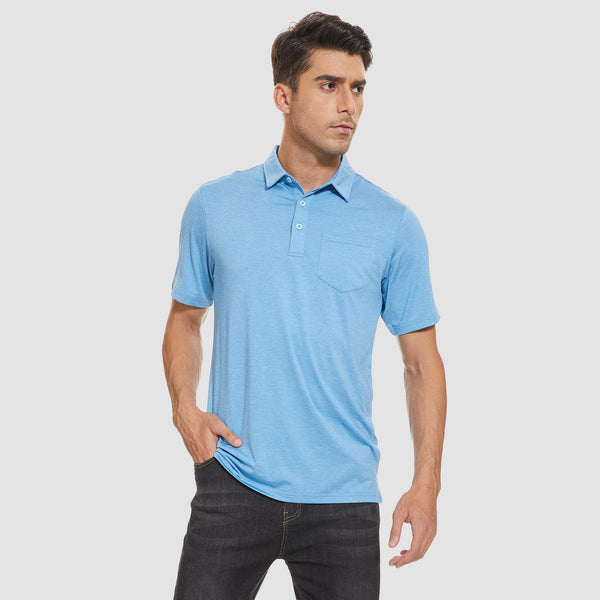 Men's Quick-Dry Polo Shirt - Performance Golf & Casual