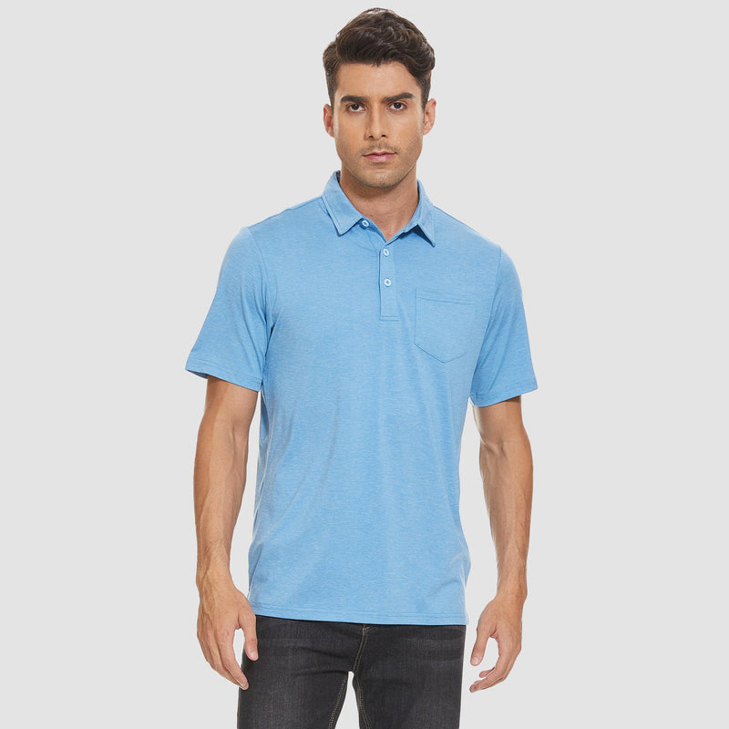 Men's Quick-Dry Polo Shirt - Performance Golf & Casual