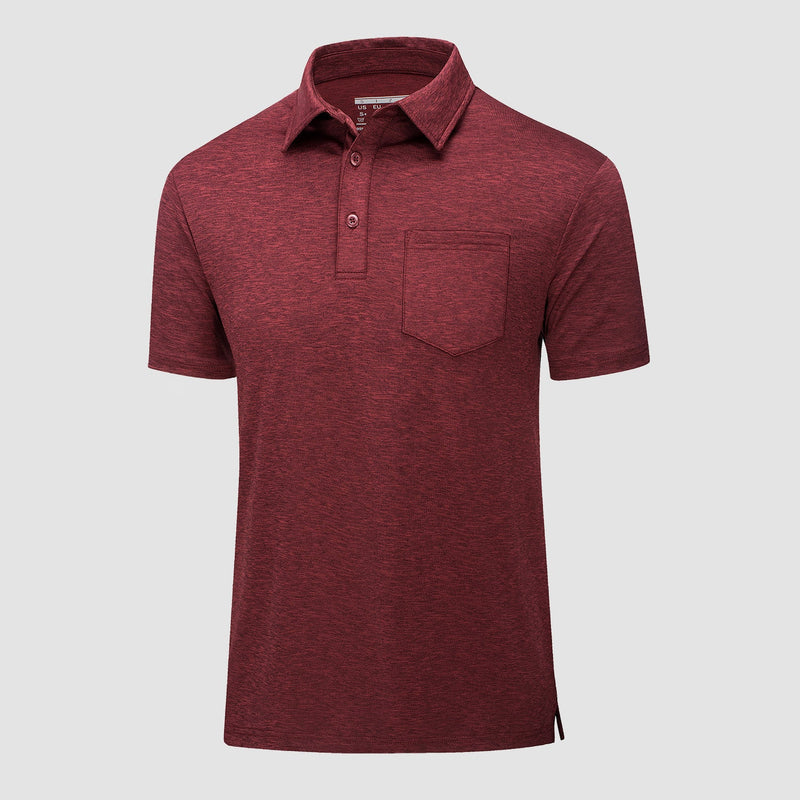 Men's Quick-Dry Polo Shirt - Performance Golf & Casual