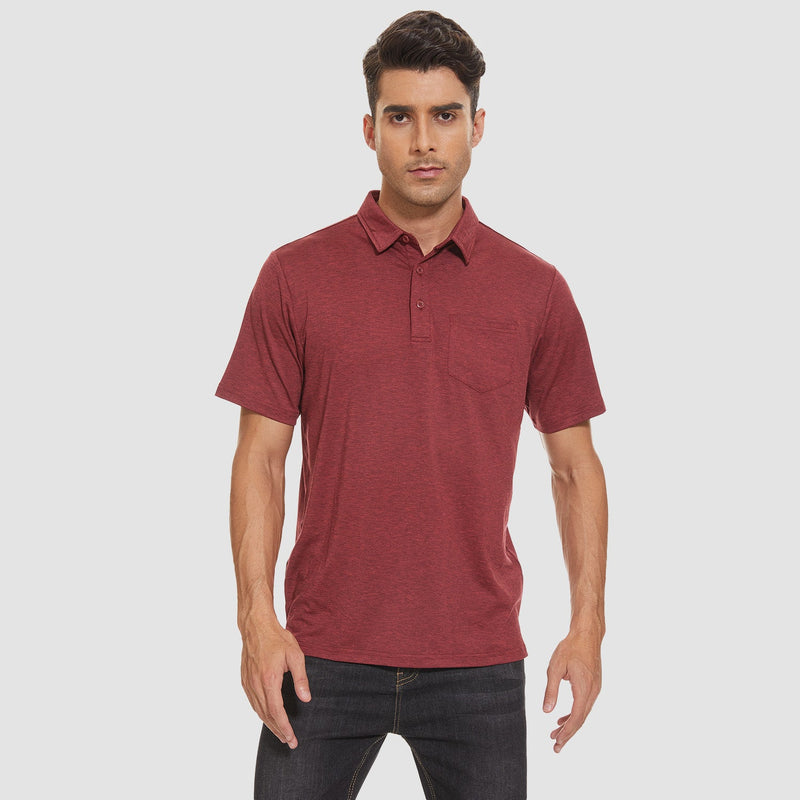 Men's Quick-Dry Polo Shirt - Performance Golf & Casual