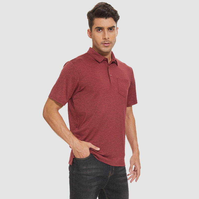 Men's Quick-Dry Polo Shirt - Performance Golf & Casual