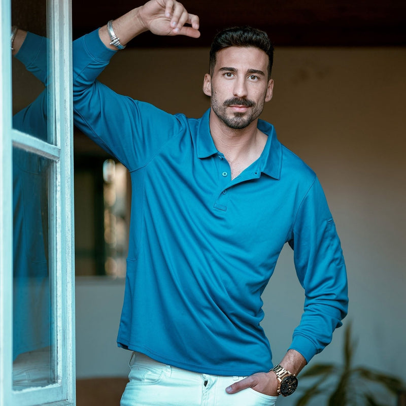 Men's Quick-Dry Tactical Polo Shirt – Golf & Performance