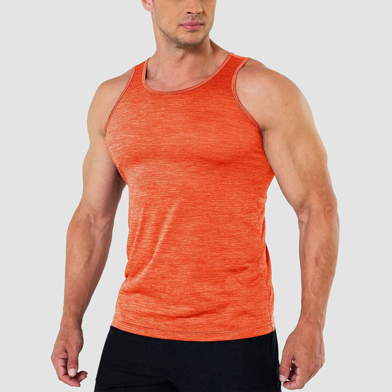 Men's Quick-Dry Workout Tank Top Sleeveless Gym Shirt 15
