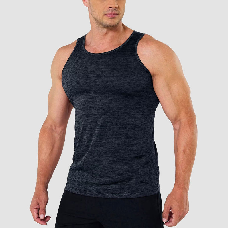 Men's Quick-Dry Workout Tank Top Sleeveless Gym Shirt 4
