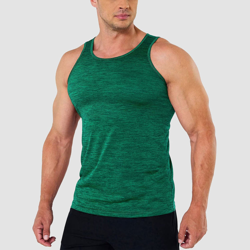 Men's Quick-Dry Workout Tank Top Sleeveless Gym Shirt 8