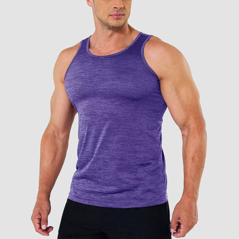 Men's Quick-Dry Workout Tank Top Sleeveless Gym Shirt 9