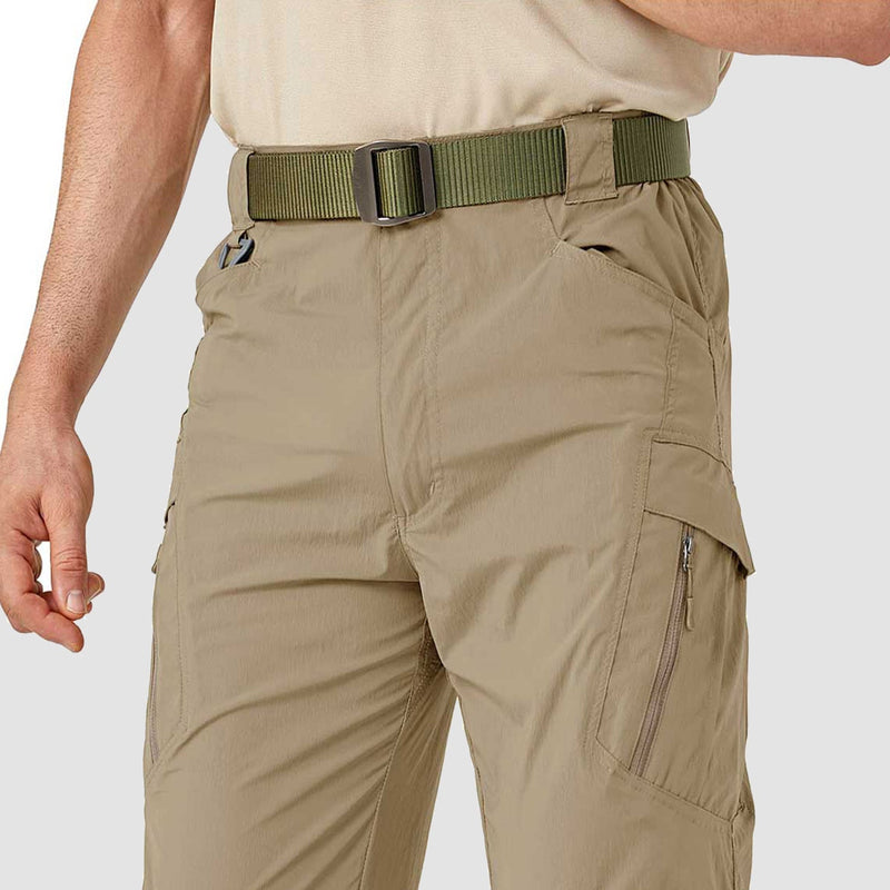 Men's Quick Dry Hiking Pants - 9 Pockets Cargo Trousers 6