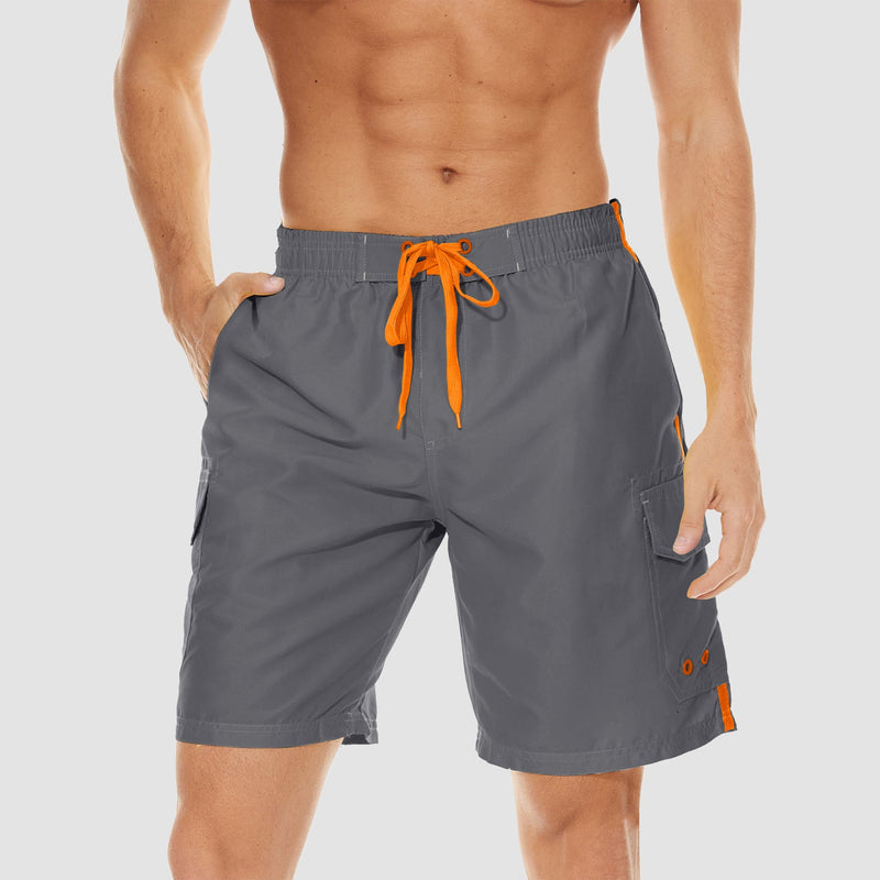 Men's Quick Dry Swim Trunks - Mesh Liner, 4 Pockets 10