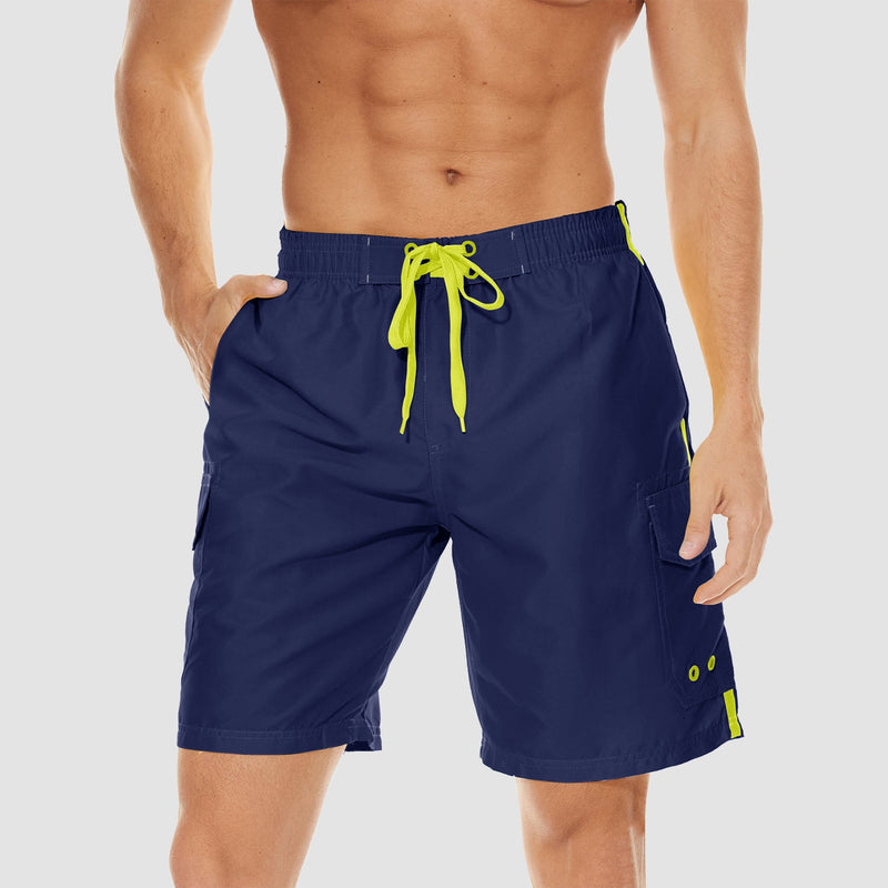 Men's Quick Dry Swim Trunks - Mesh Liner, 4 Pockets 2