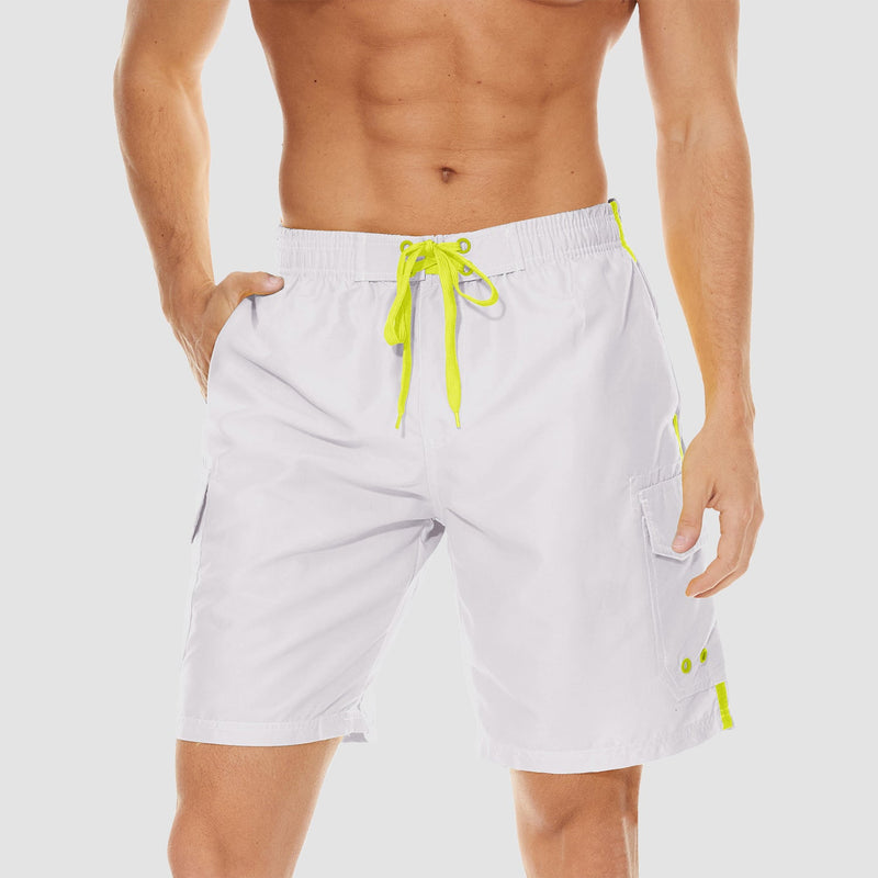 Men's Quick Dry Swim Trunks - Mesh Liner, 4 Pockets 3