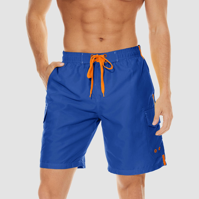 Men's Quick Dry Swim Trunks - Mesh Liner, 4 Pockets 4