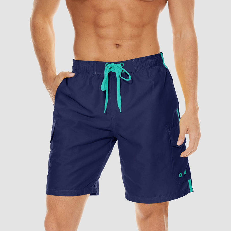 Men's Quick Dry Swim Trunks - Mesh Liner, 4 Pockets 5