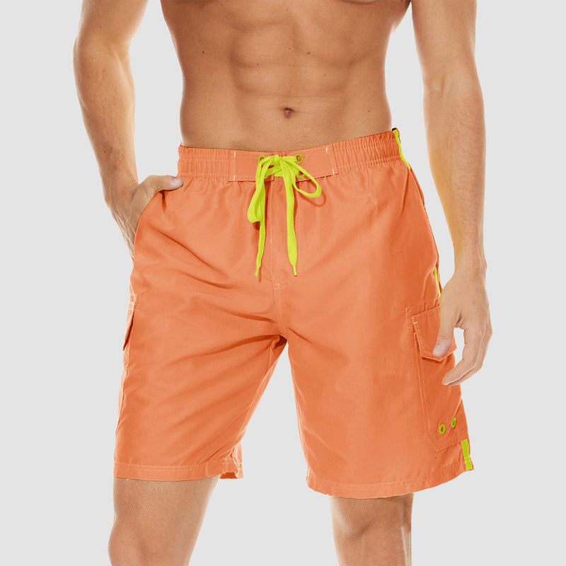 Men's Quick Dry Swim Trunks - Mesh Liner, 4 Pockets 6