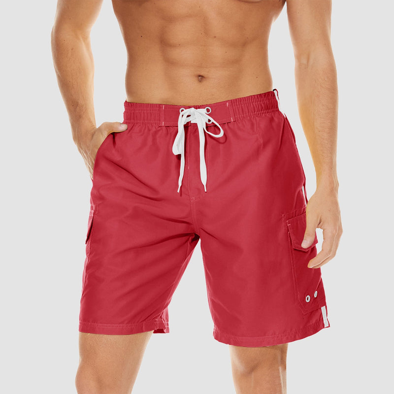 Men's Quick Dry Swim Trunks - Mesh Liner, 4 Pockets 7