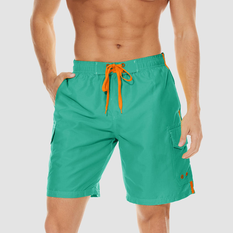 Men's Quick Dry Swim Trunks - Mesh Liner, 4 Pockets 8