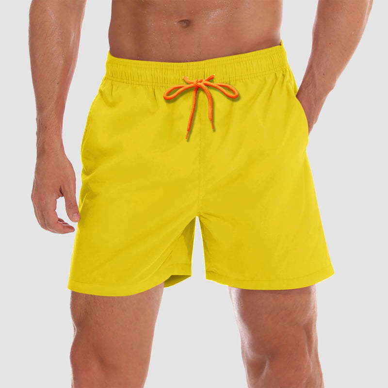 Men's Quick Dry Swim Trunks - Mesh Lining, Multi-Pocket Shorts 10