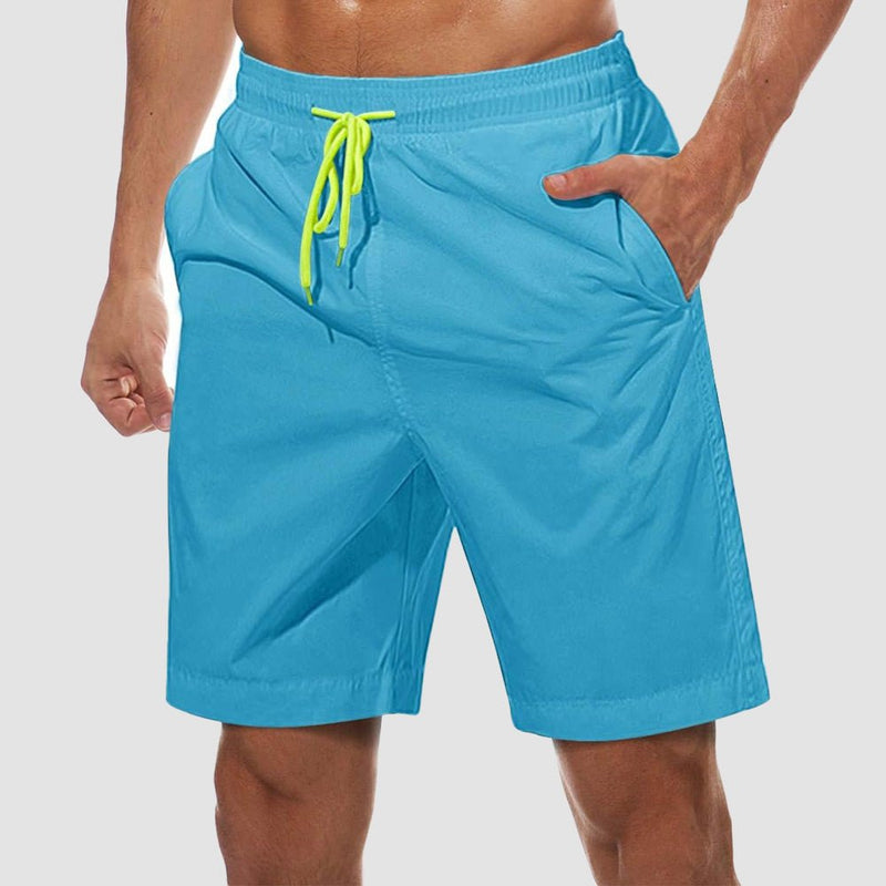 Men's Quick Dry Swim Trunks - Mesh Lining, Multi-Pocket Shorts 3