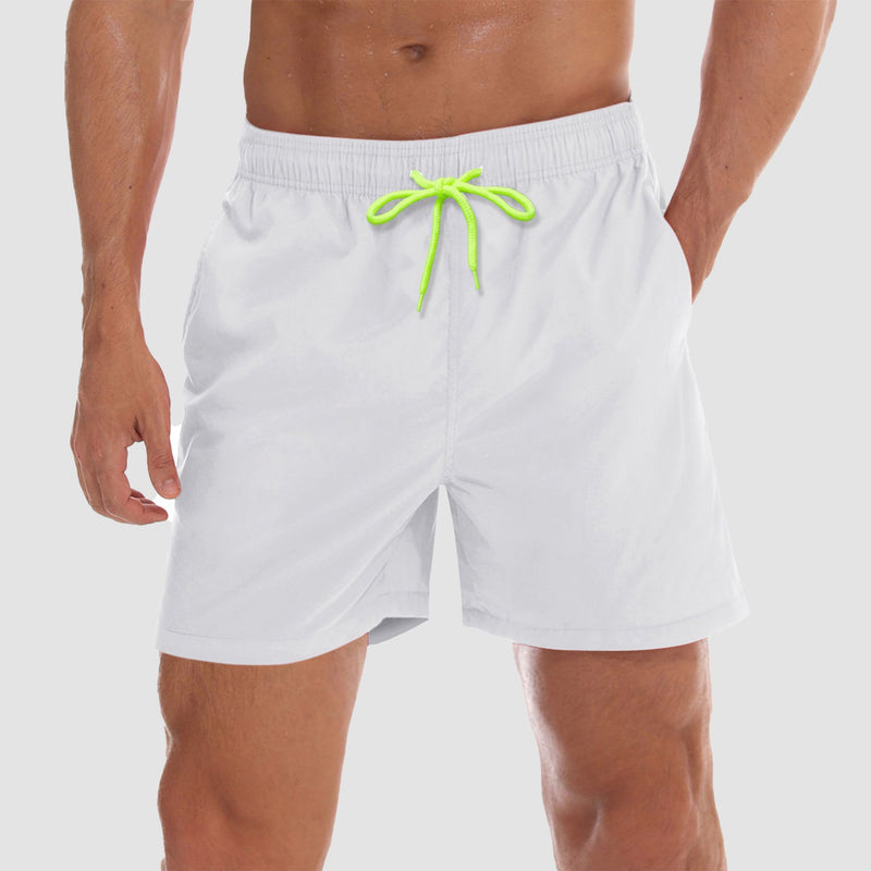 Men's Quick Dry Swim Trunks - Mesh Lining, Multi-Pocket Shorts 9