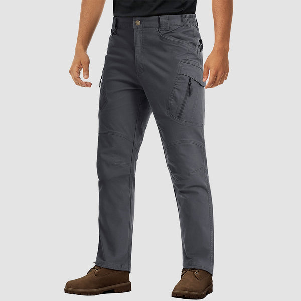 Men's Rip-Stop Tactical Cargo Pants - 9 Pockets, Lightweight 0