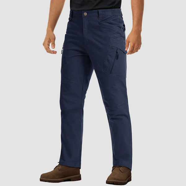 Men's Rip-Stop Tactical Cargo Pants - 9 Pockets, Lightweight 1