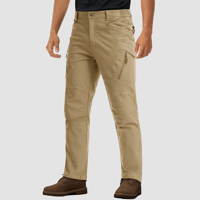 Men's Rip-Stop Tactical Cargo Pants - 9 Pockets, Lightweight 4