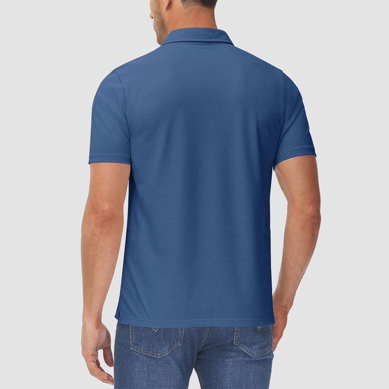 Men's Short Sleeve Golf Polo Shirt 3