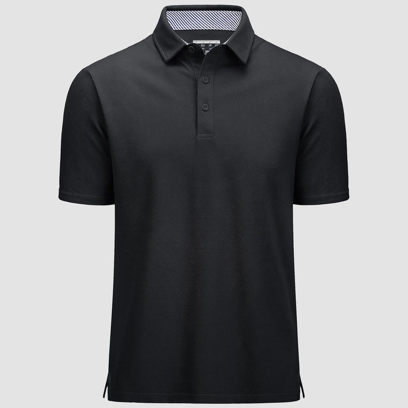 Men's Short Sleeve Polo Shirts Classic Golf Shirt